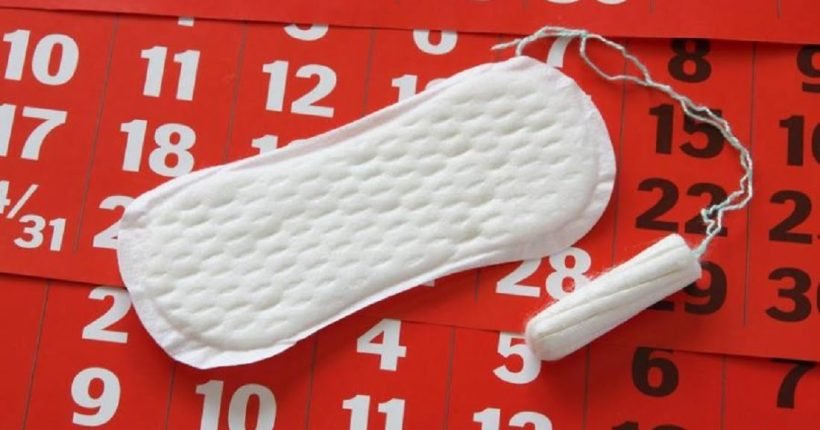período irregular ou ciclo menstrual irregular
