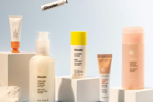 white and brown plastic bottles
