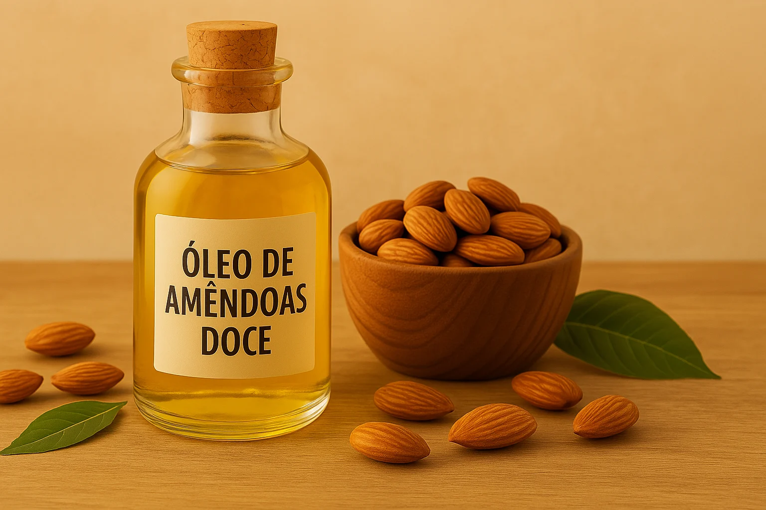 óleo de amêndoas doce