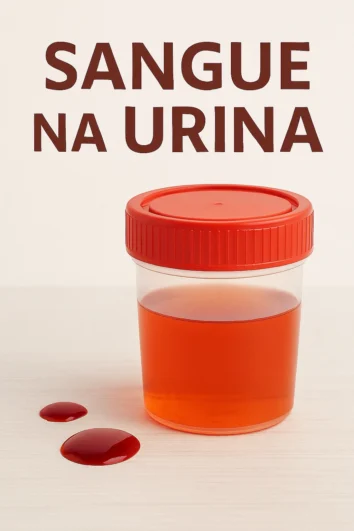 sangue na urina